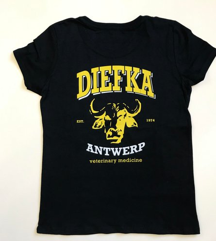 bedrijfskleding bestellen met logo Antwerpen Studentenclub DIefka T-shirts