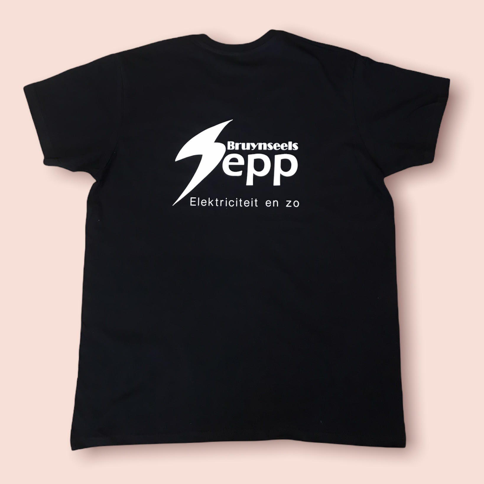 Tshirt met logo op de rug Sepp Bruynseels